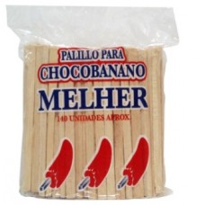 Palillos Chocobanano 100x3x6mm 70 Paquetes De 150 Uds C/1